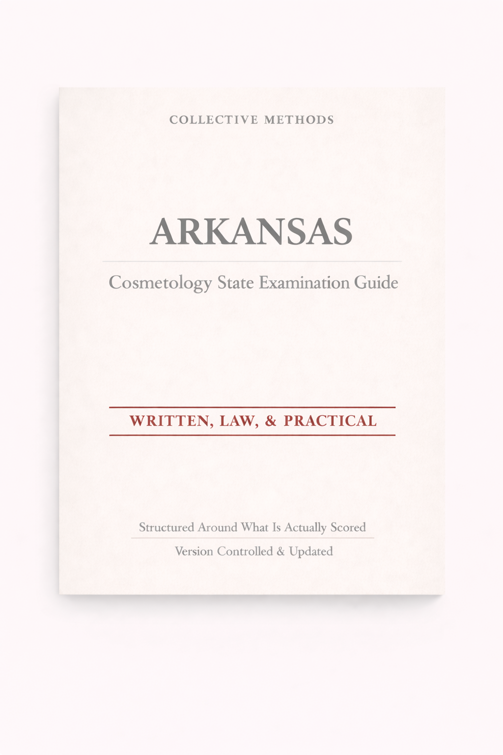 Arkansas Cosmetology State Examination Guide – Written, Law, & Practical