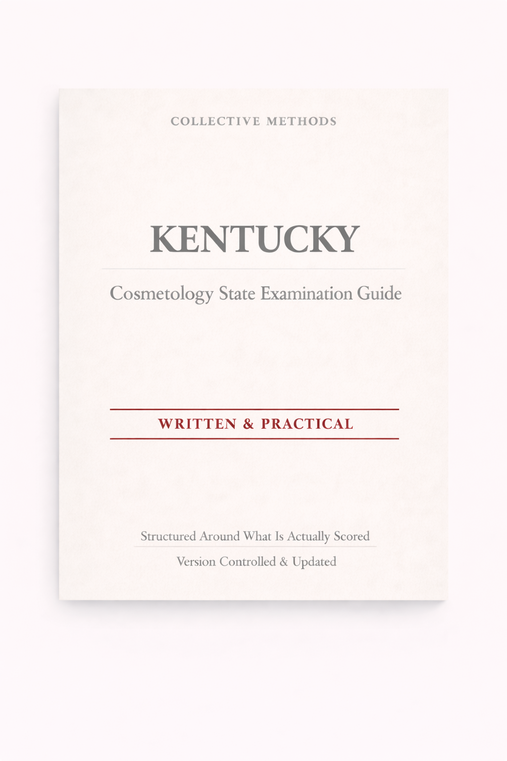 Kentucky Cosmetology State Examination Guide | Written & Practical