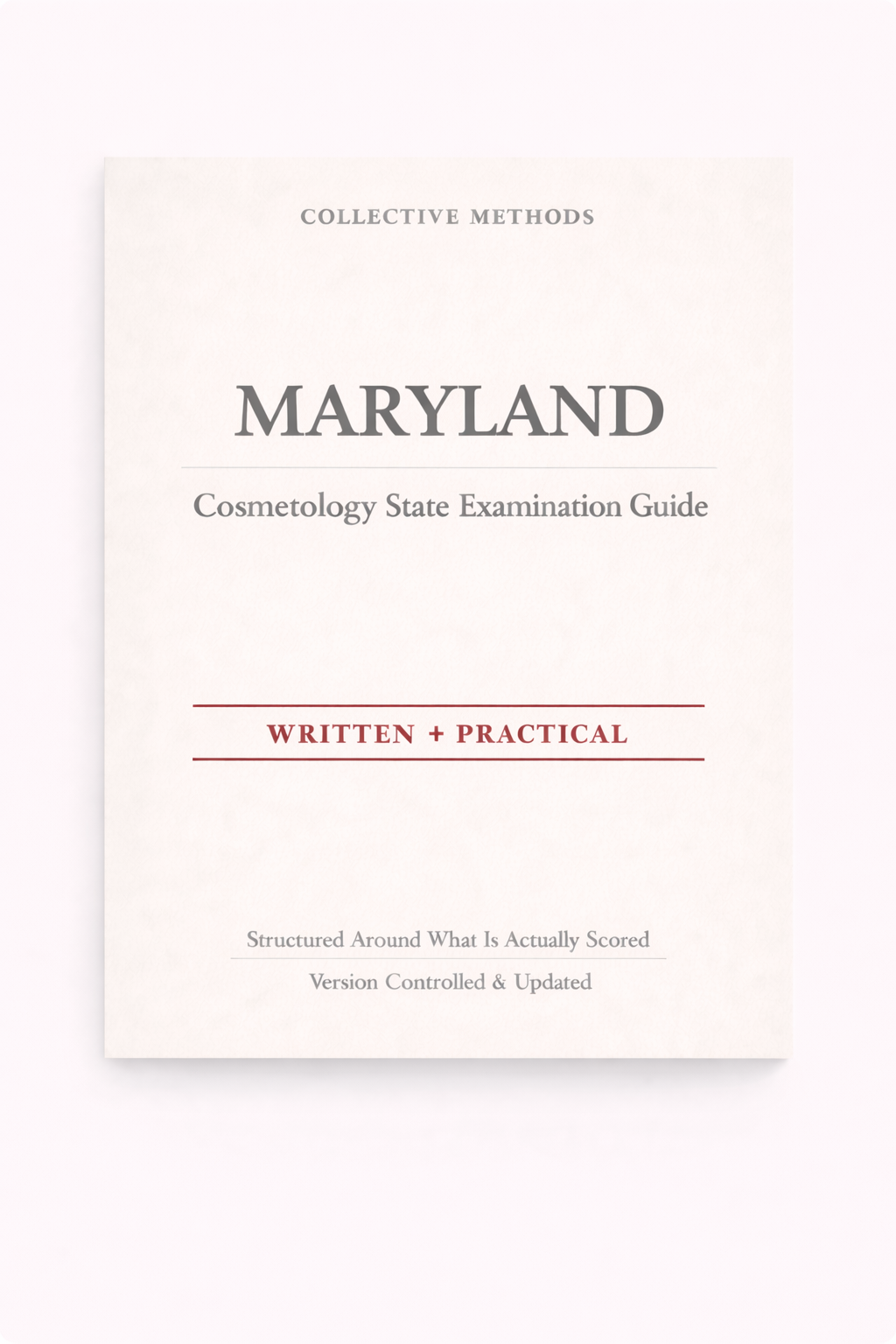 Maryland Cosmetology State Examination Guide – Written & Practical