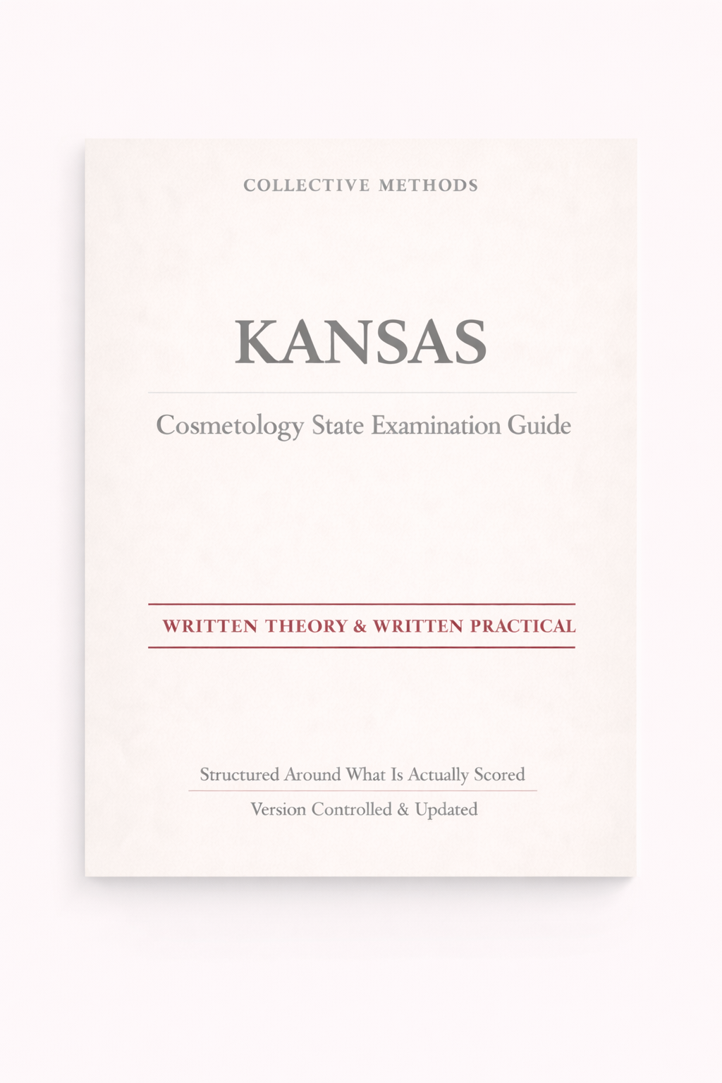 Kansas Cosmetology State Examination Guide – Written Theory & Written Practical