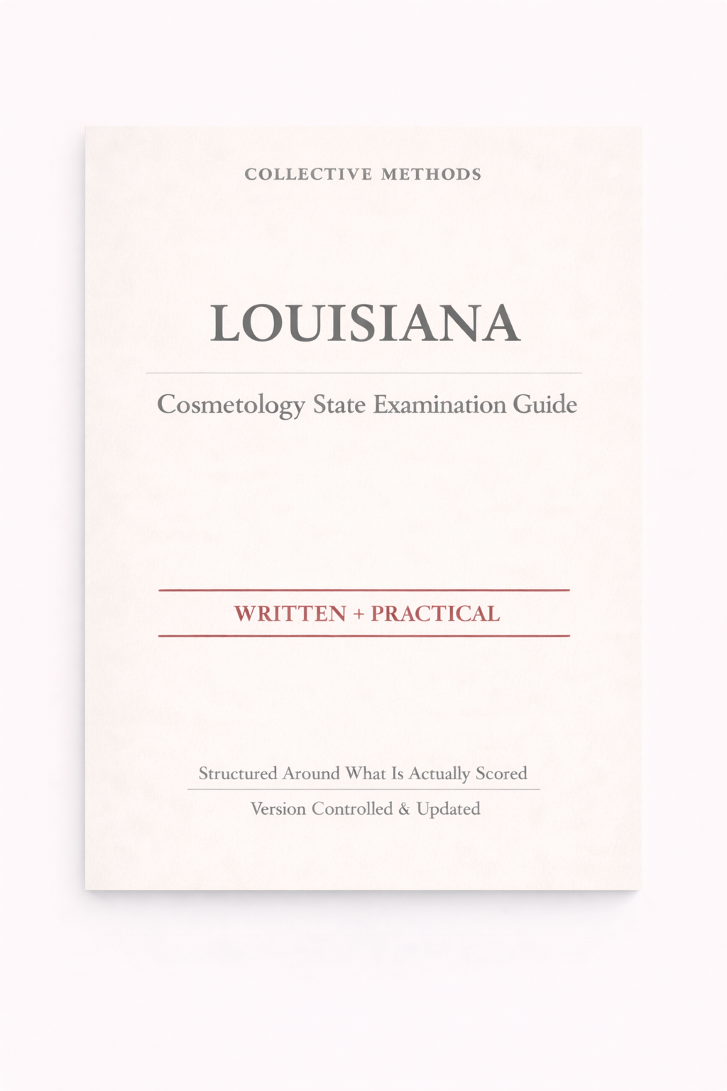 Louisiana Cosmetology State Examination Guide – Written & Practical