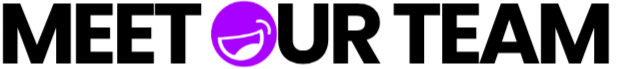 A purple emoji with a wide smile and closed eyes.