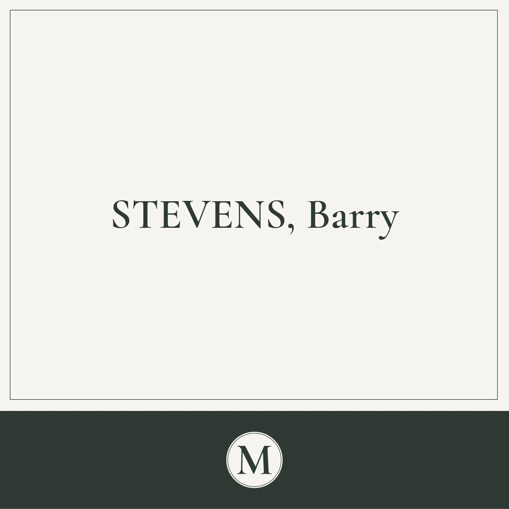 STEVENS, Barry