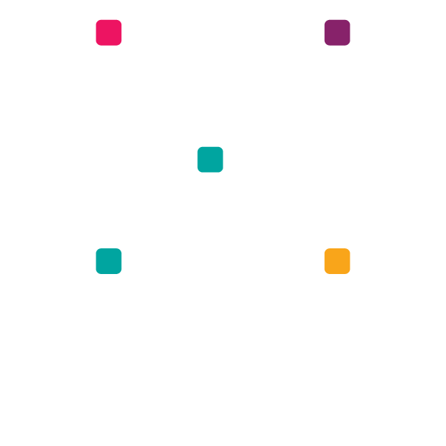 Logo for Maka Games, white version.