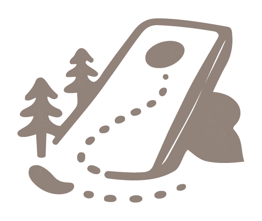 Cornhole on the woods