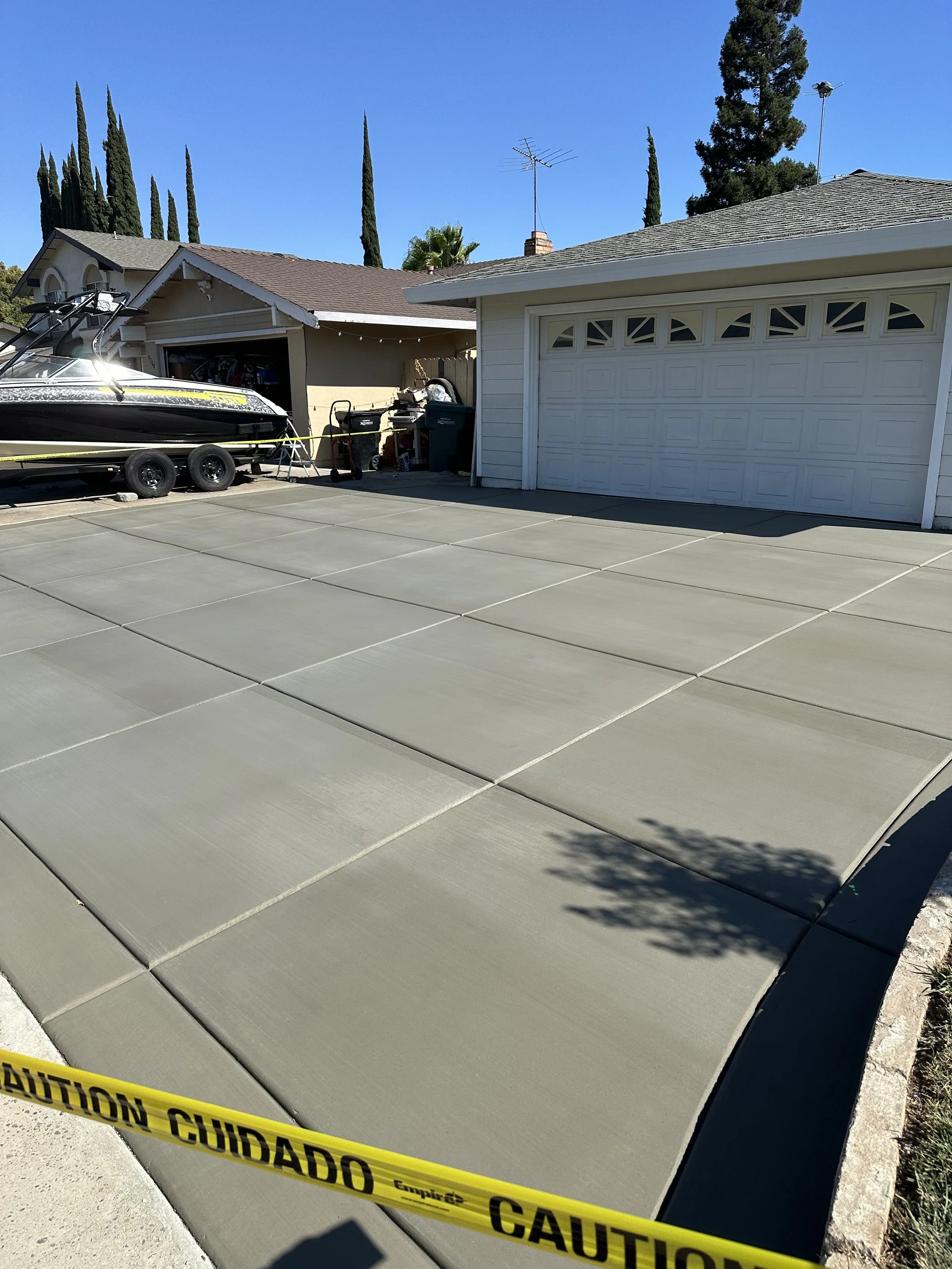 Broom Finish Driveway