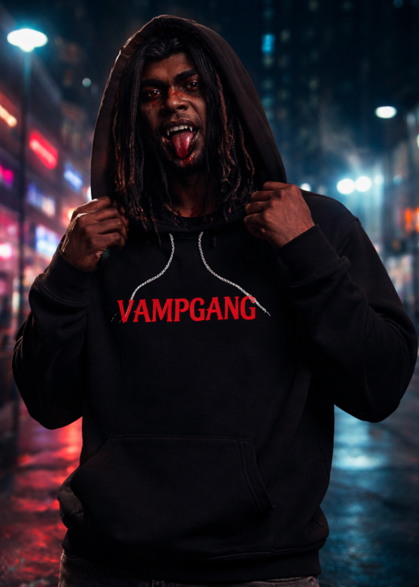 'Alucard Phoenix' Vampire Graphic Pullover Hoodie