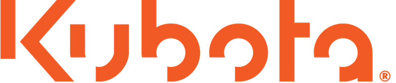 The Kubota logo in orange and black.