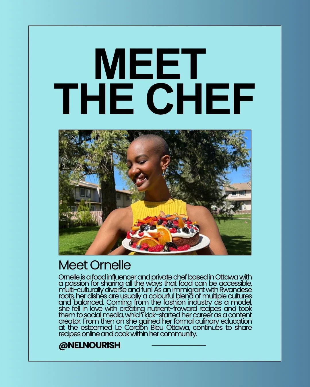 Meet the amazing chefs behind Roots!
Each chef brings their own background, story, and unique twist to Afro-fusion cuisine, creating a dining experience like no other.
This is your chance to explore multiple dishes, cultures, and flavors all in one n