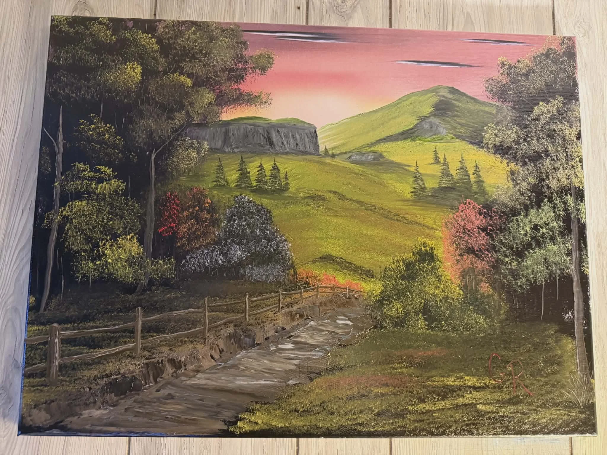 Sunset in the Mountains