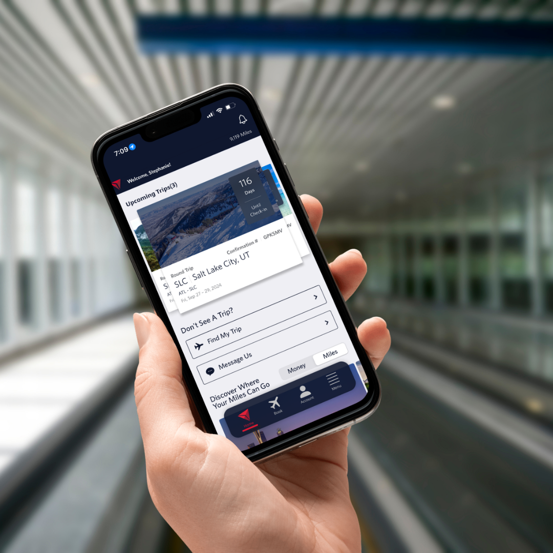 Fly Delta Mobile App Redesign