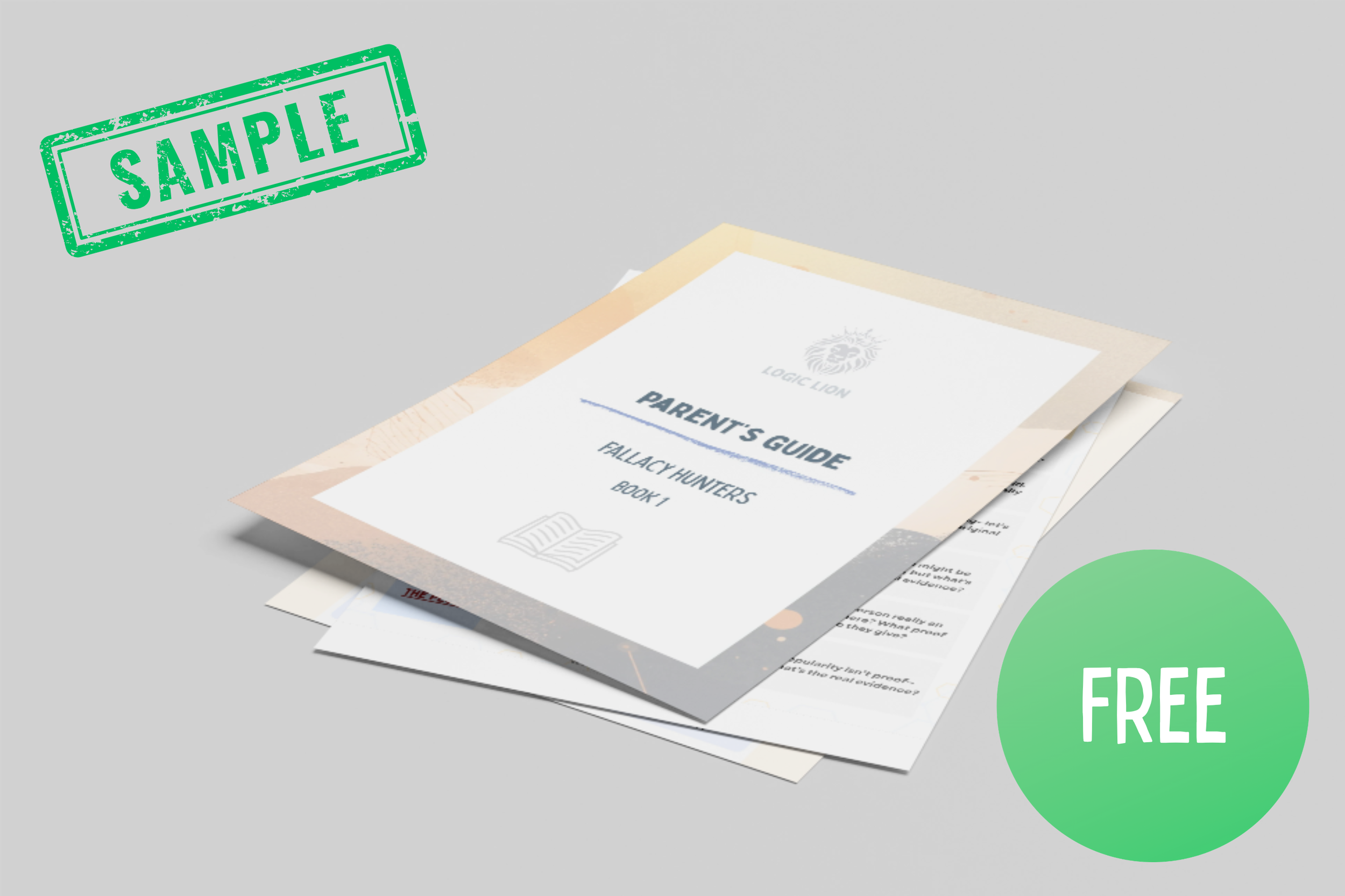 Sample of Logic Lion Fallacy Hunters Parent's Guide