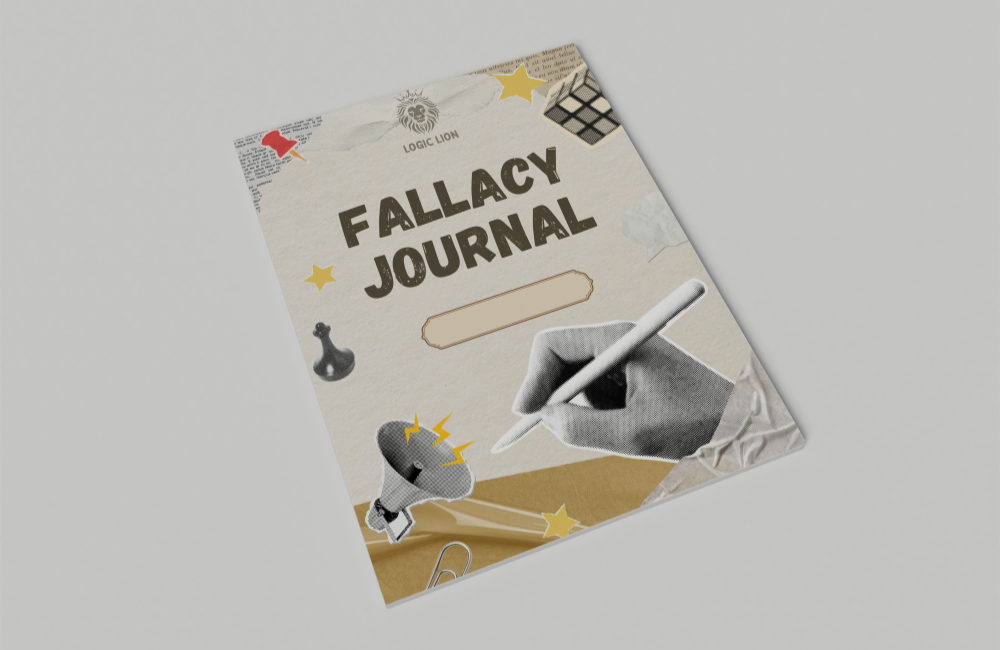 Logic Lion Fallacy Hunters Fallacy Journal