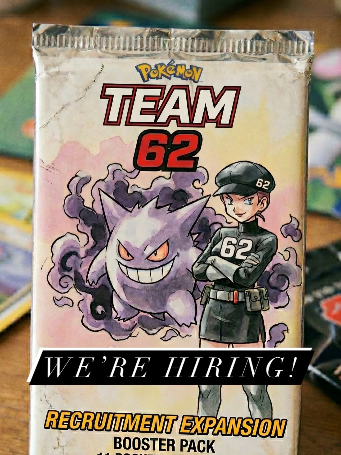 PREPARE FOR GREATNESS! MAKE IT A CAREER! 🚀

To protect the shop from disorganization!
To unite all collectors within our nation!
To denounce the evils of messy shelves and bad service!
Team 62 is officially recruiting for our new Ala Moana flagship!