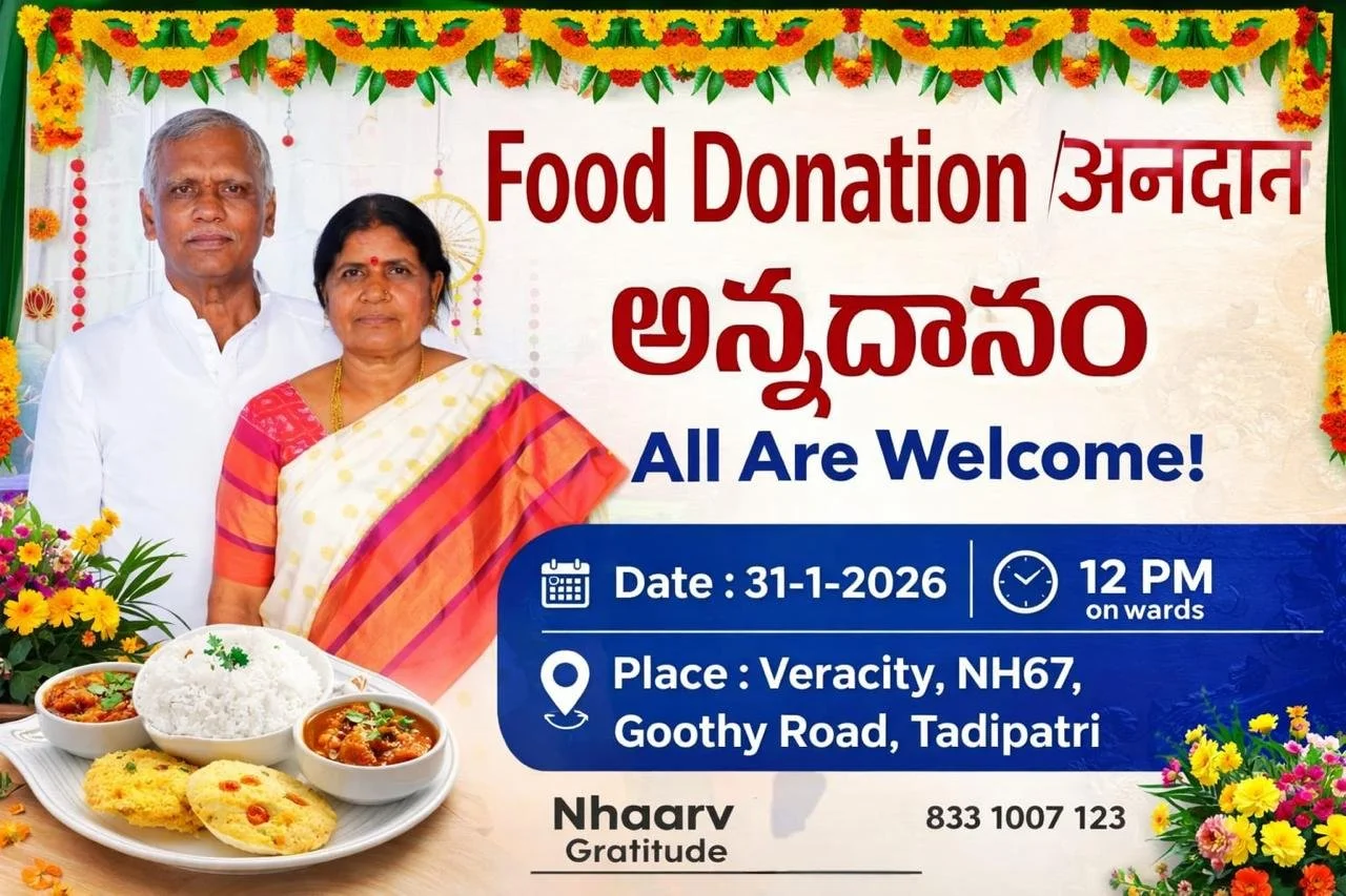 FoodDonation_Spruha_Veracity_FirstAnniversery
