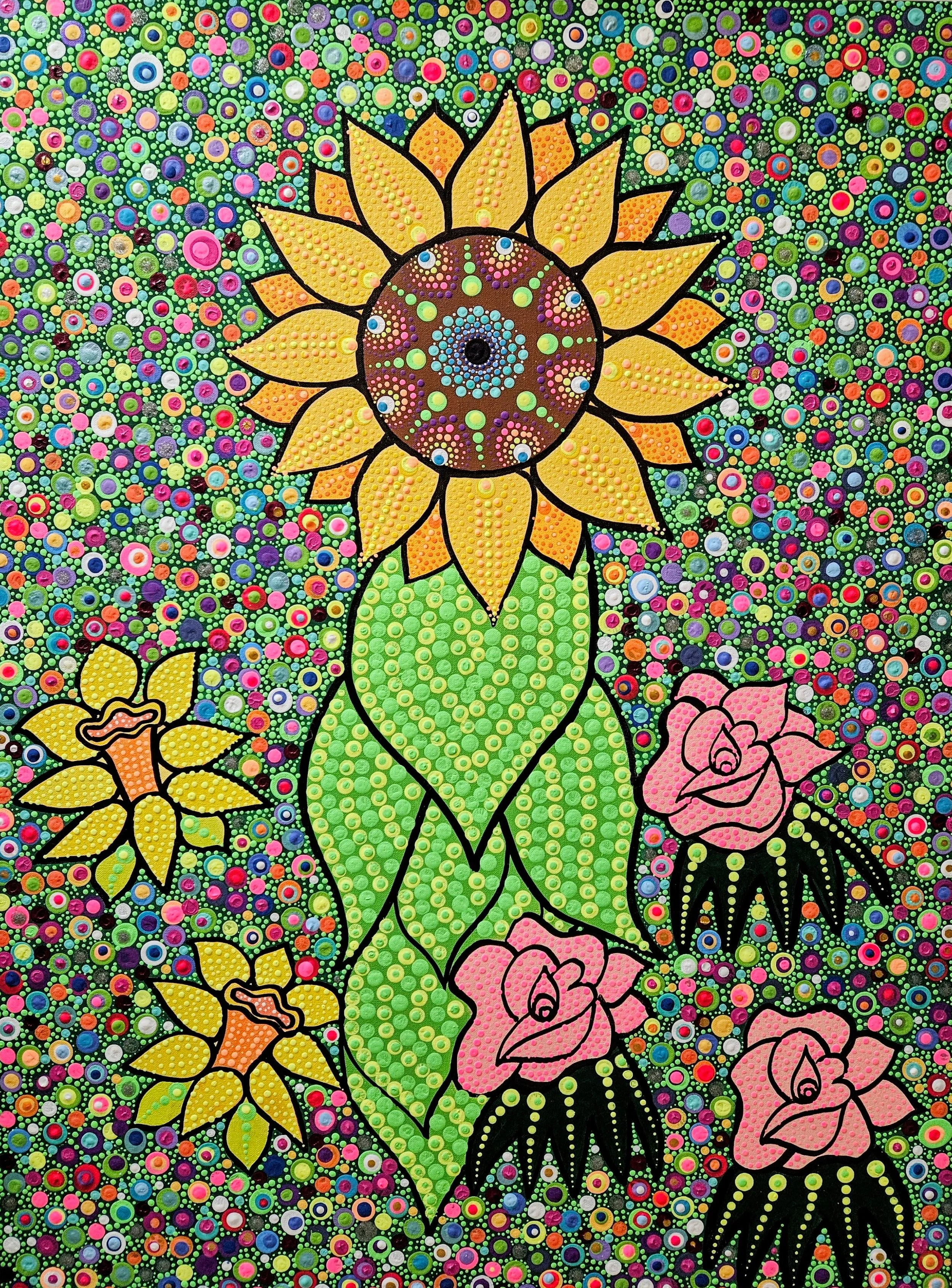 Emerging from the Wildflowers