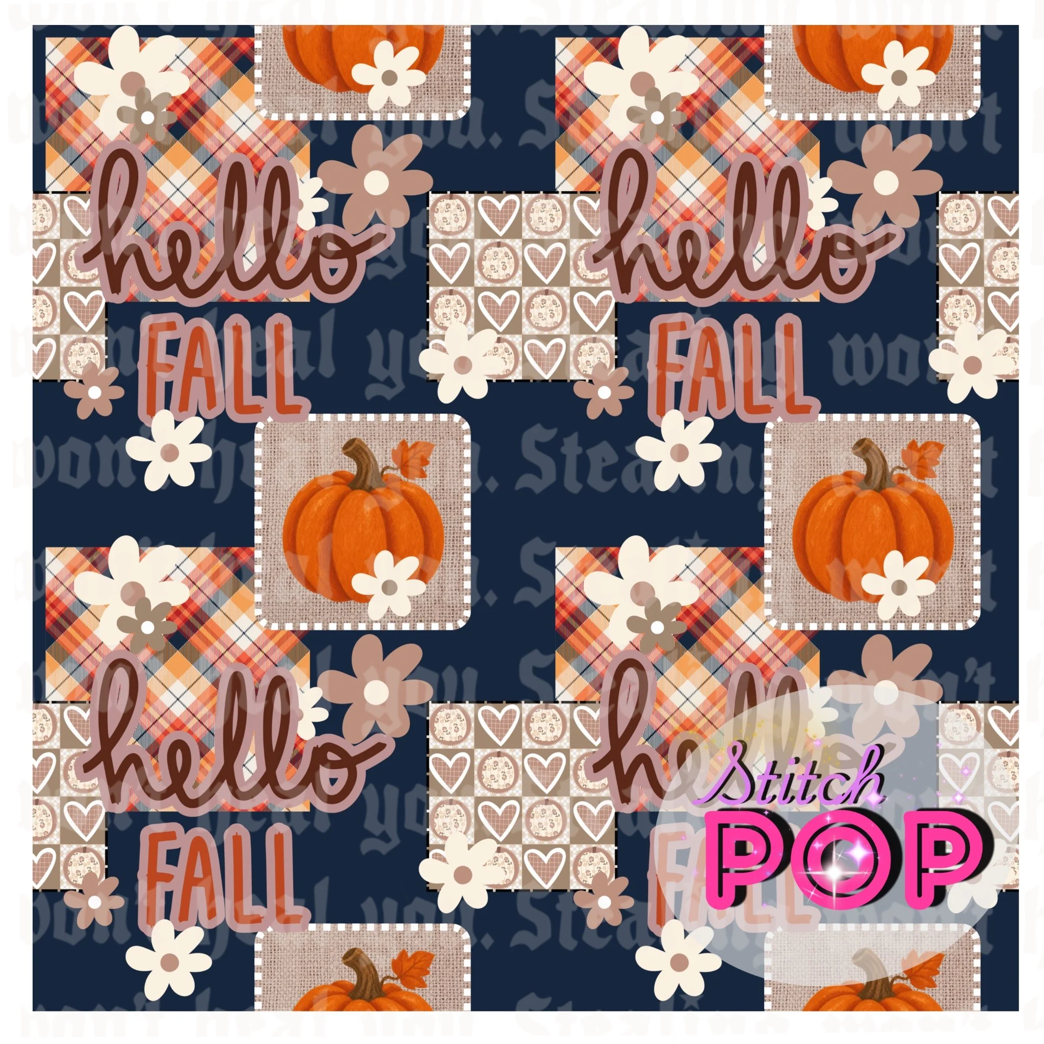 Hello Fall - Seamless  File