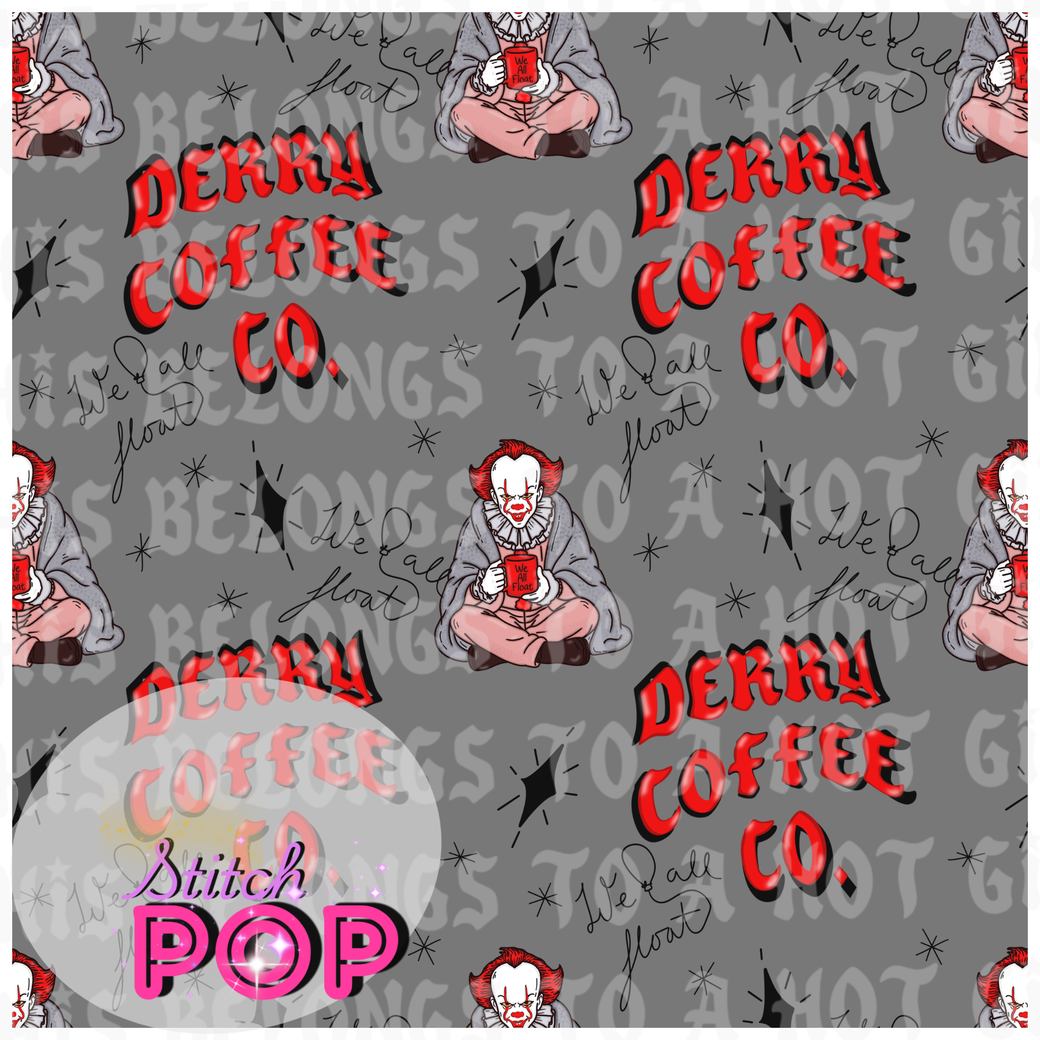 Derry Coffee Co Gray - Seamless File