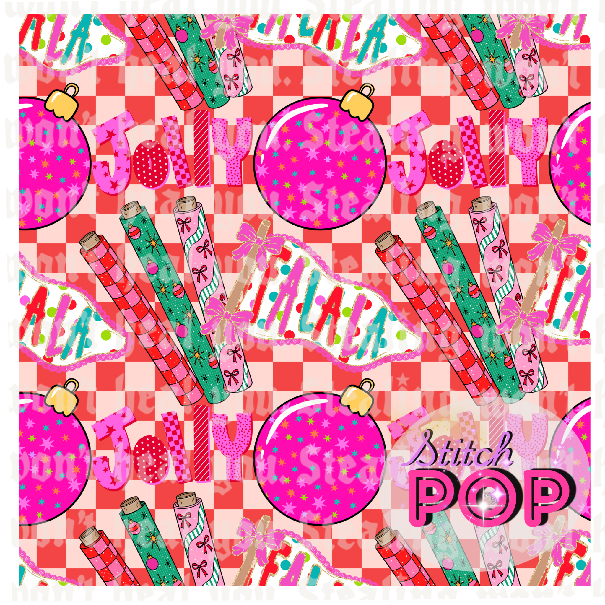 Jolly Red - Seamless  File