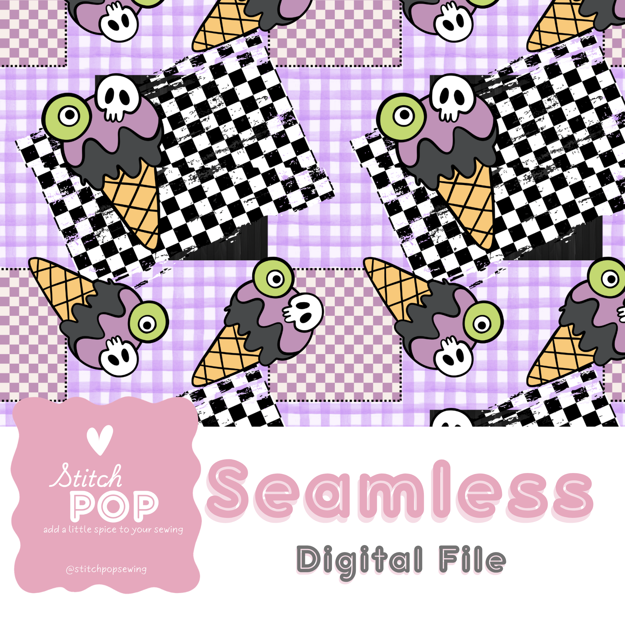 Witch IceCream - Seamless File