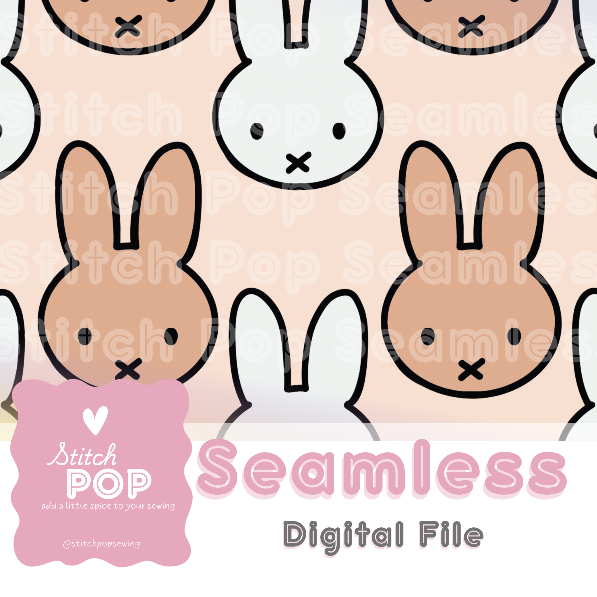Bunny Pink - Seamless File
