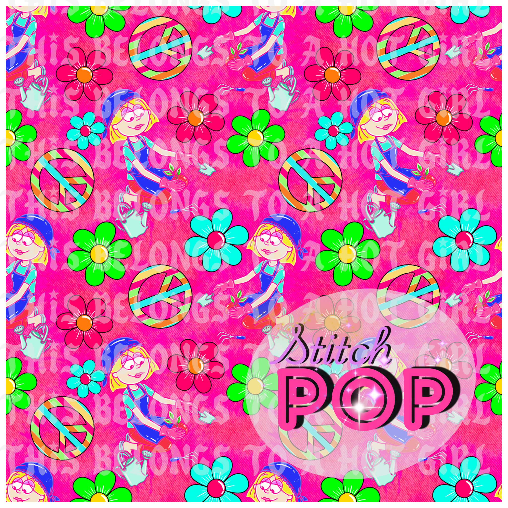 Lizzy Floral Pink Tie Dye-Seamless File