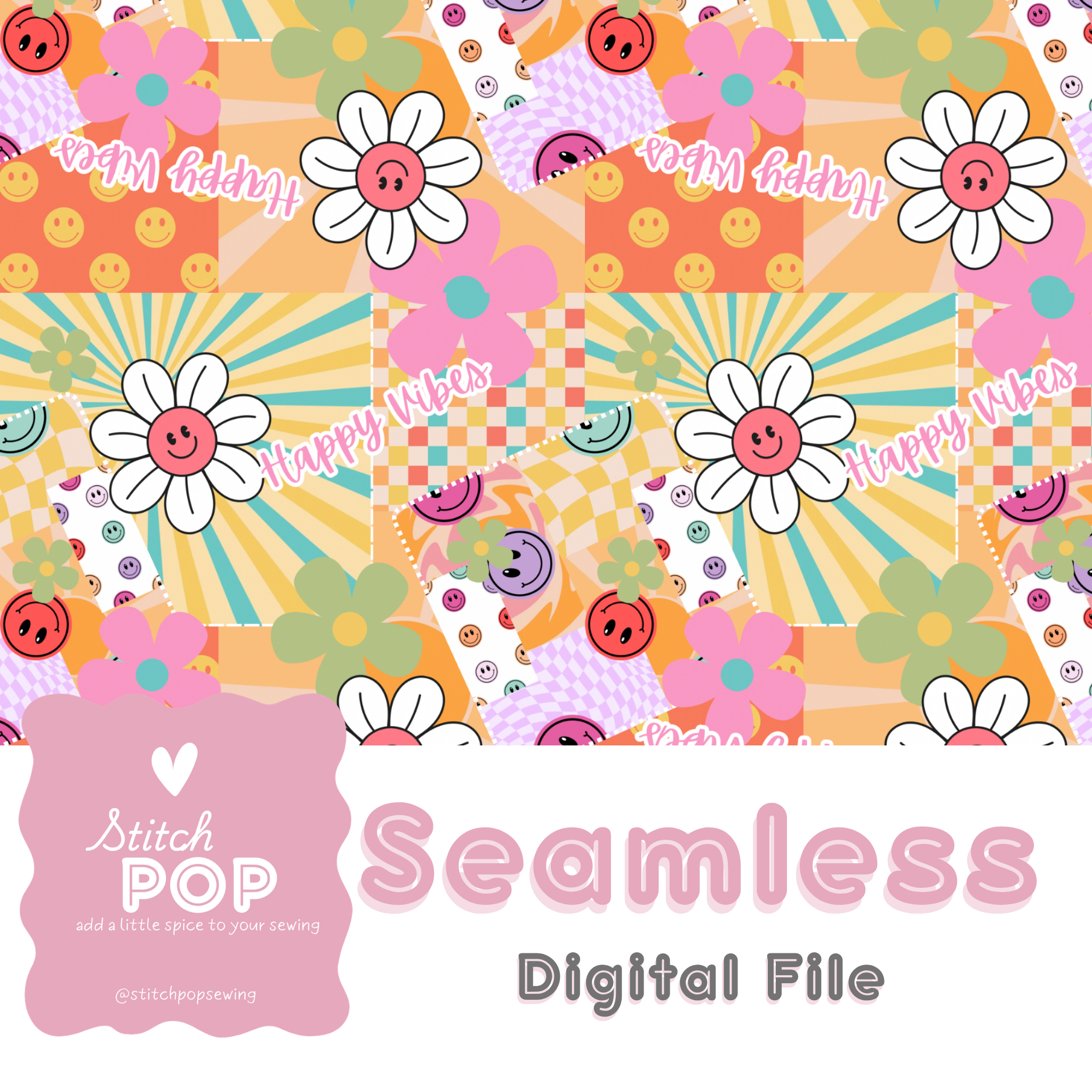 Happy Vibes - Seamless File