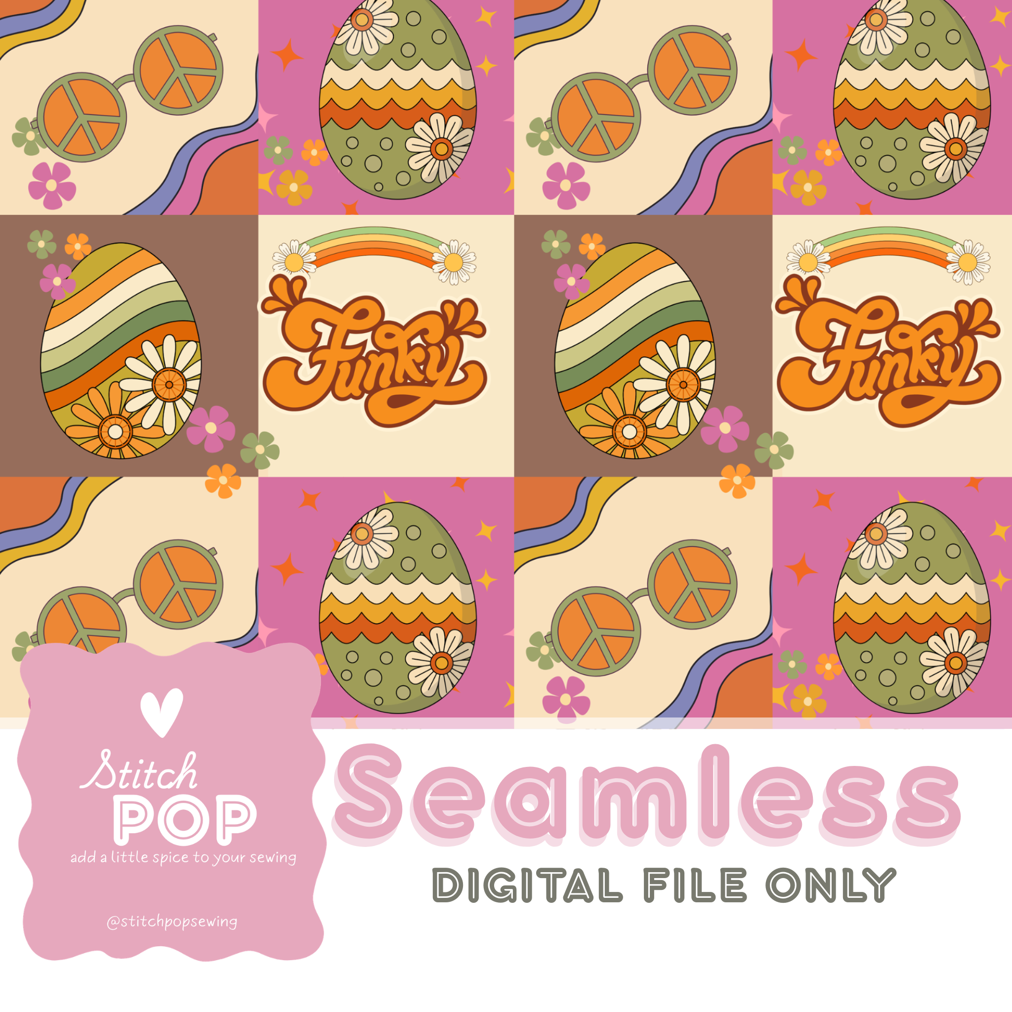 Funky Easter - Seamless File