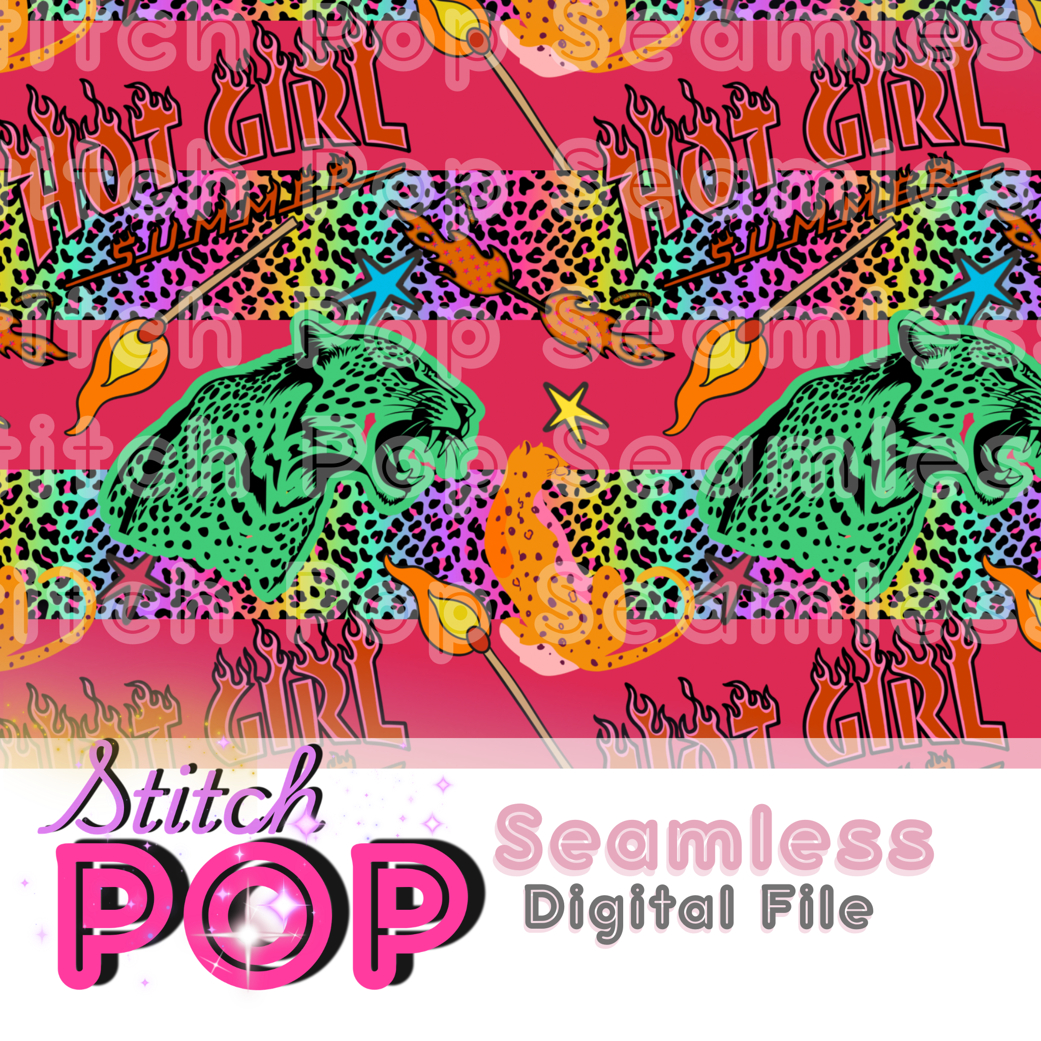 Hot Girl Summer  -  Seamless File