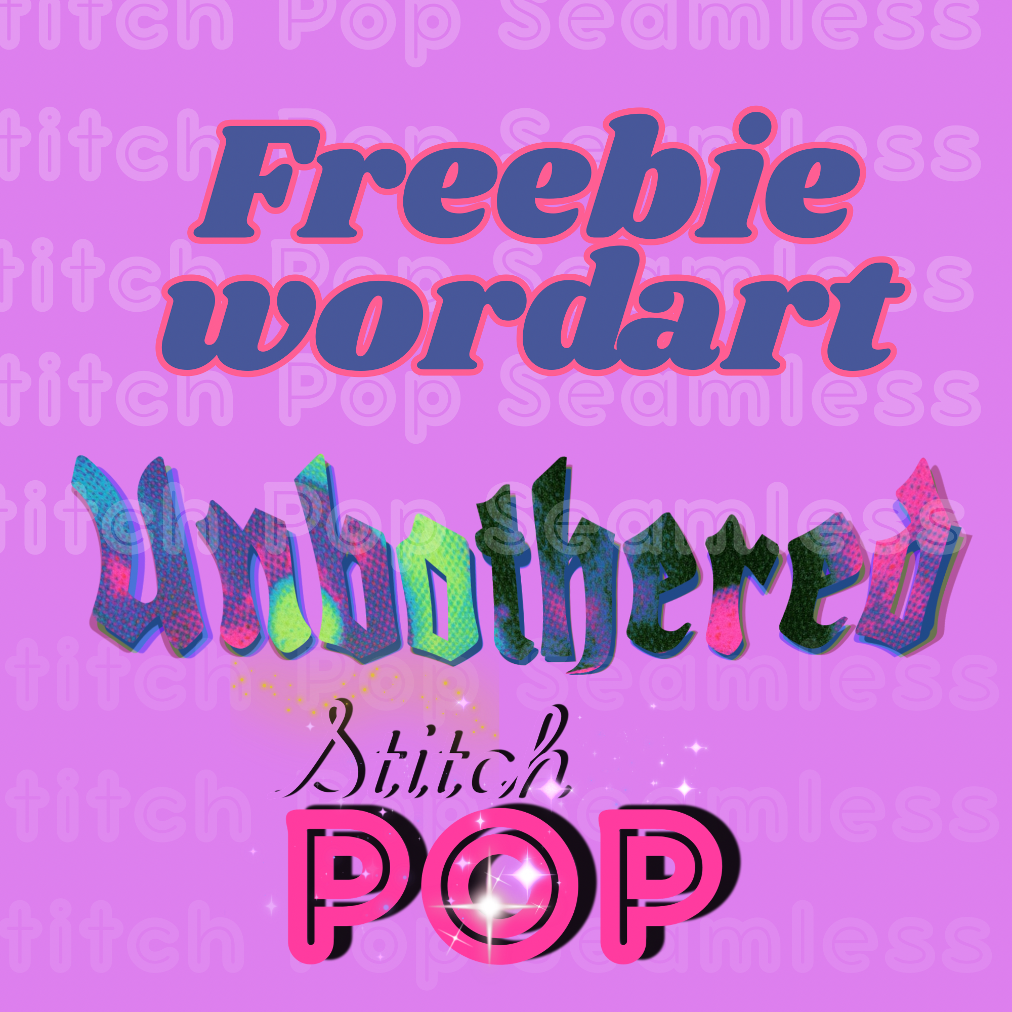 Unbothered  - Clipart  File