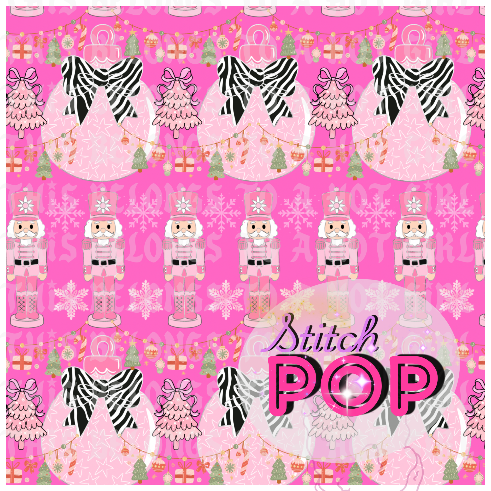 Pink Nutcracker-Seamless File