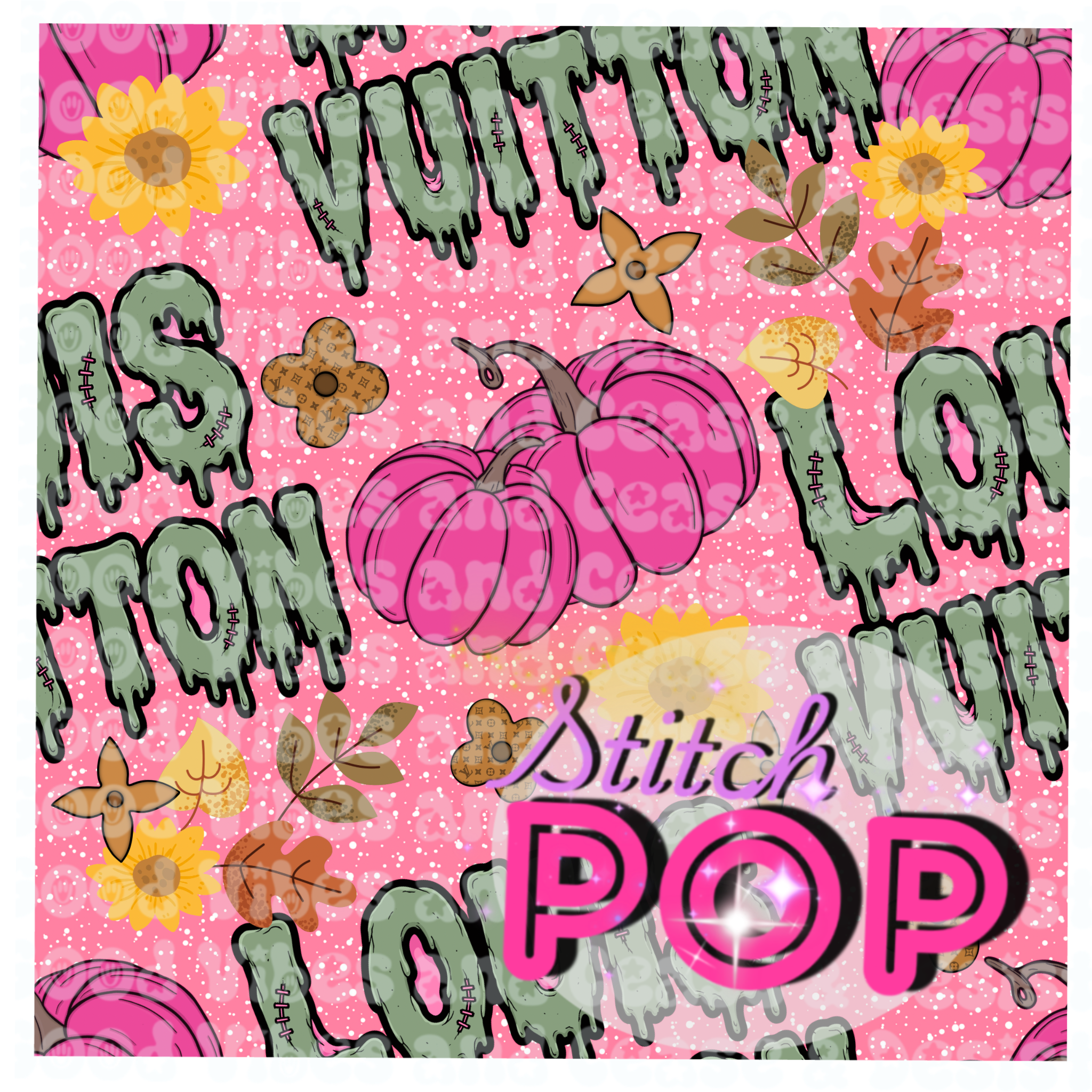 Lou Pumpkin Pink -Seamless File