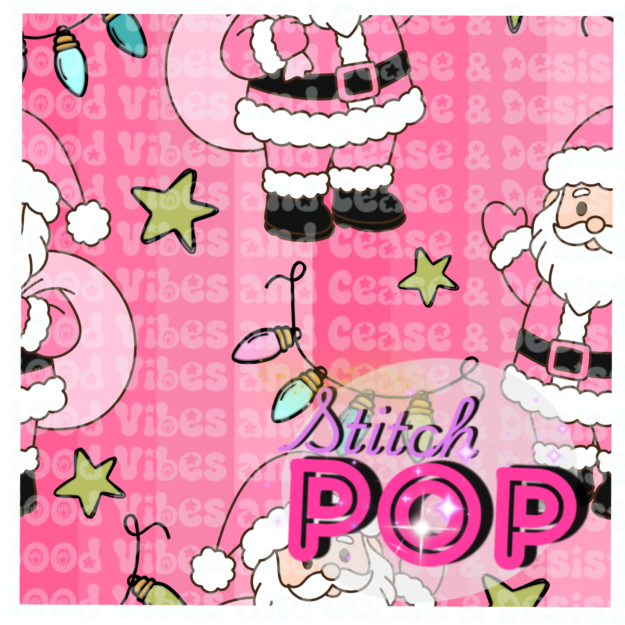 Pink Santa -Seamless File