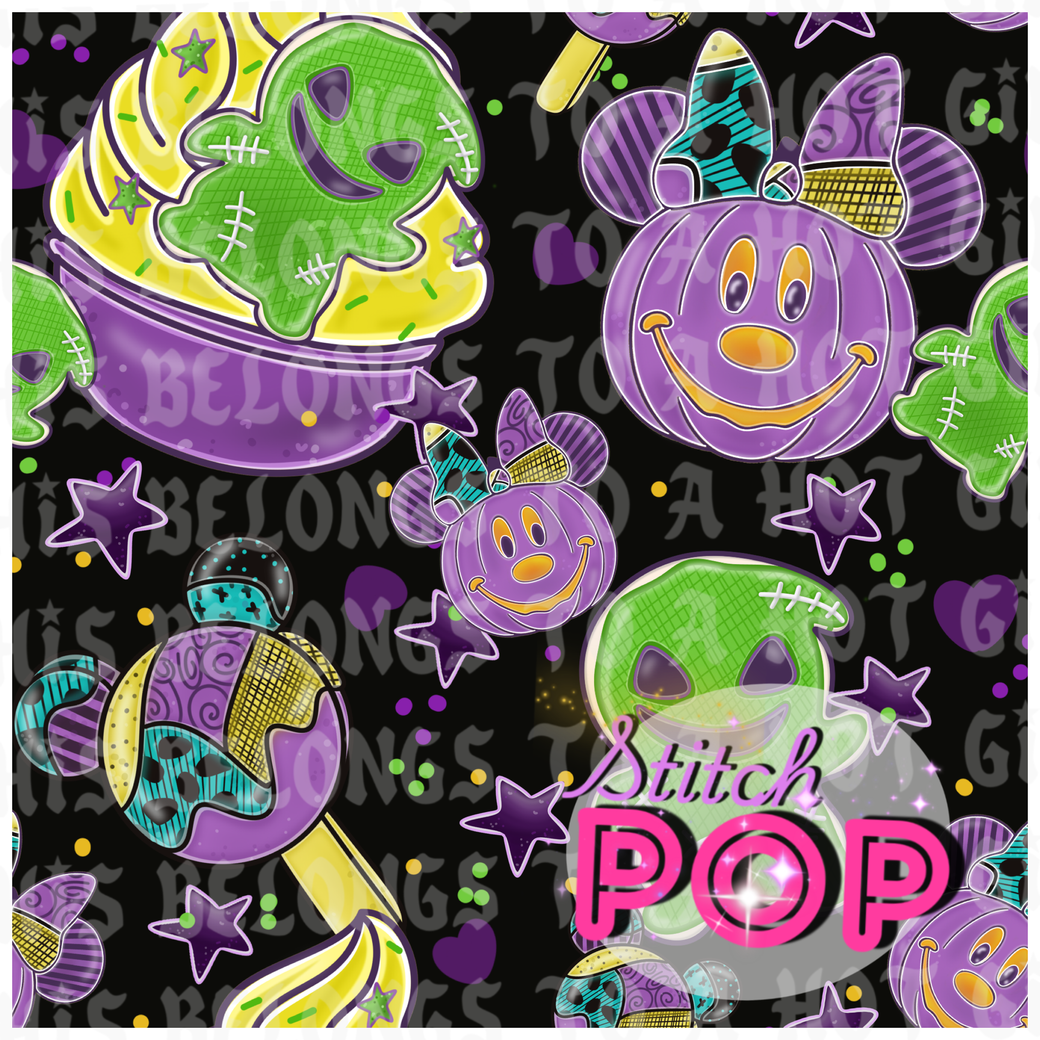 Boogie Magic Dark  - Seamless File