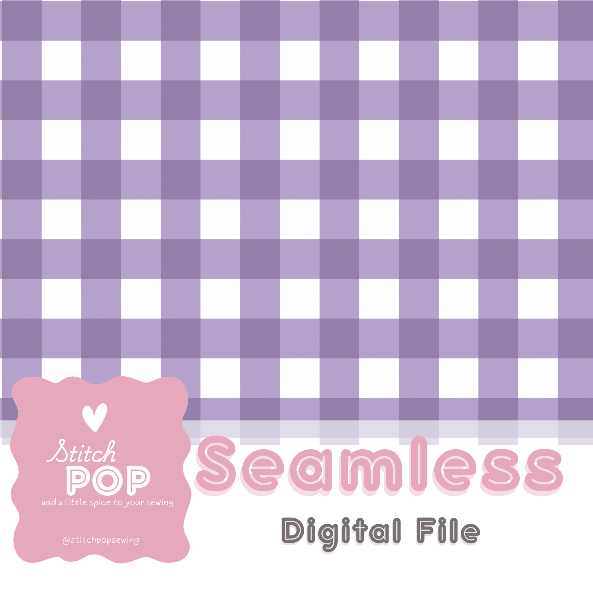 Purple Gingham - Seamless File