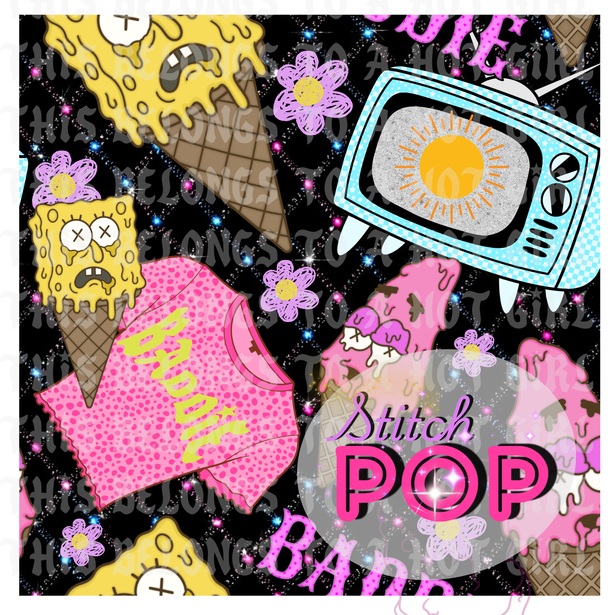 Spongebob icecream - Seamless File