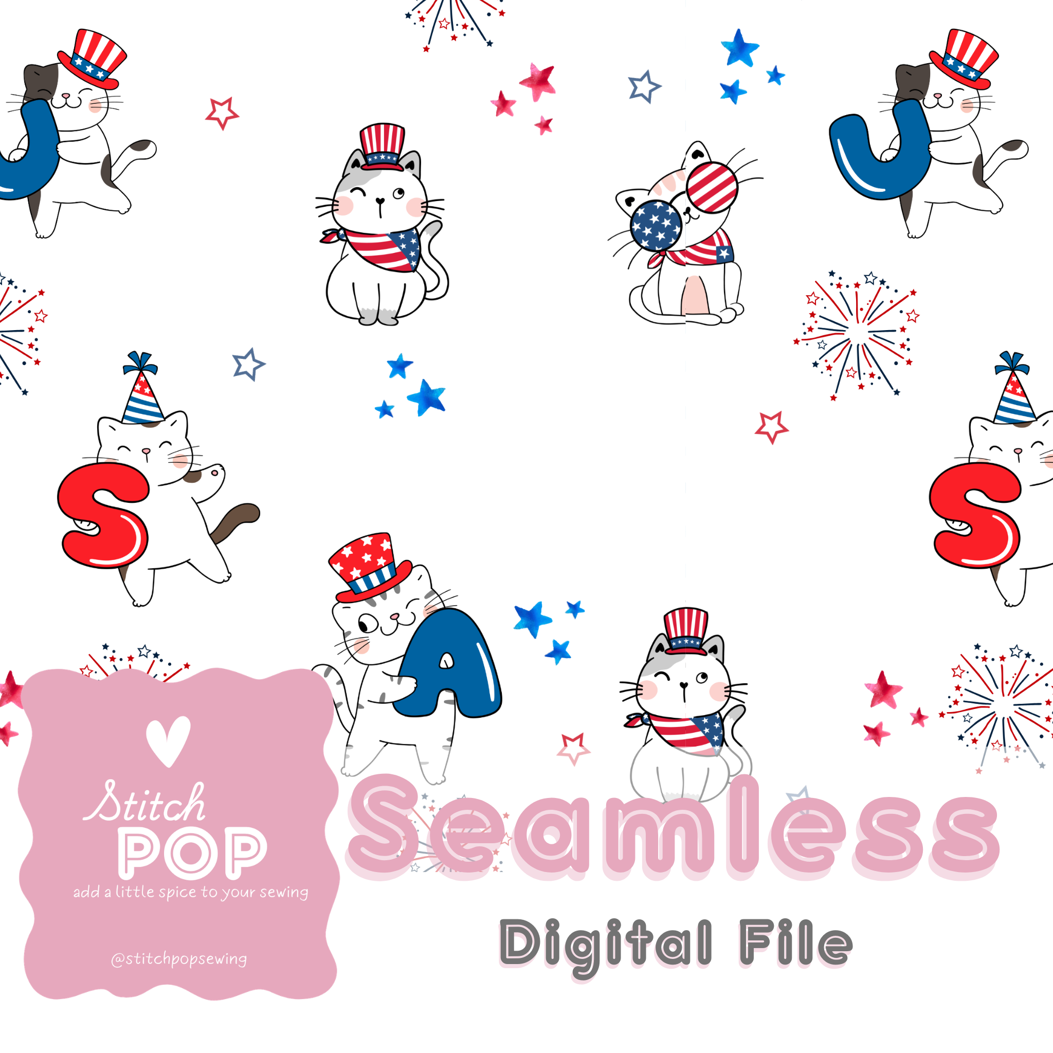 USA Kitty White - Seamless File