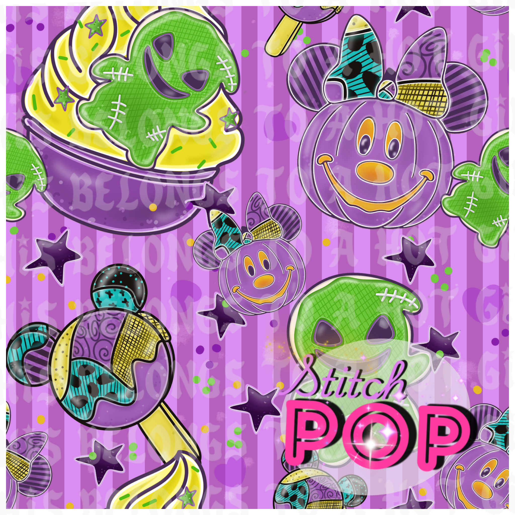 Boogie Magic Purple  - Seamless File