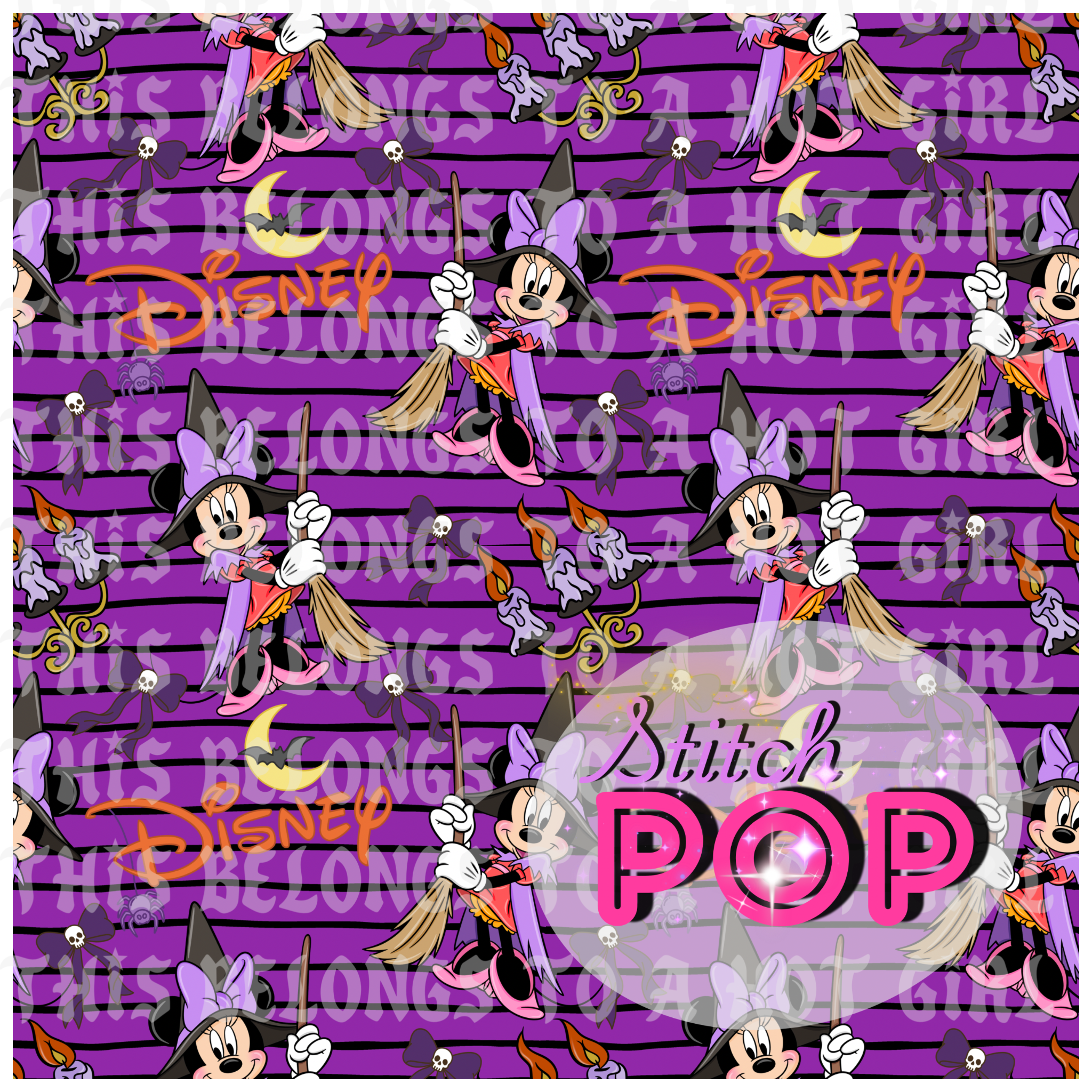 Magic Mouse Fall Purple-Seamless File