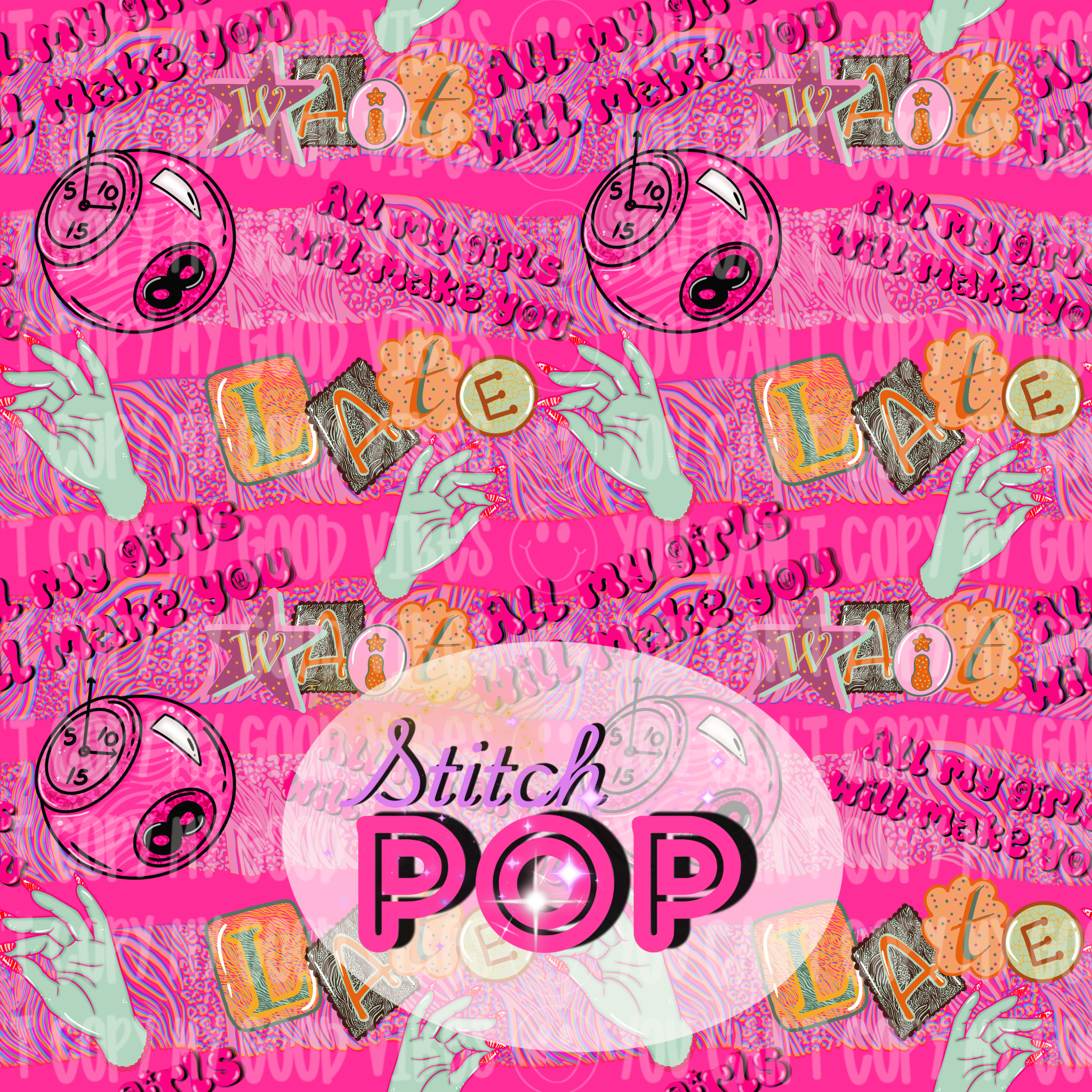 All My Girls Pink - Seamless File