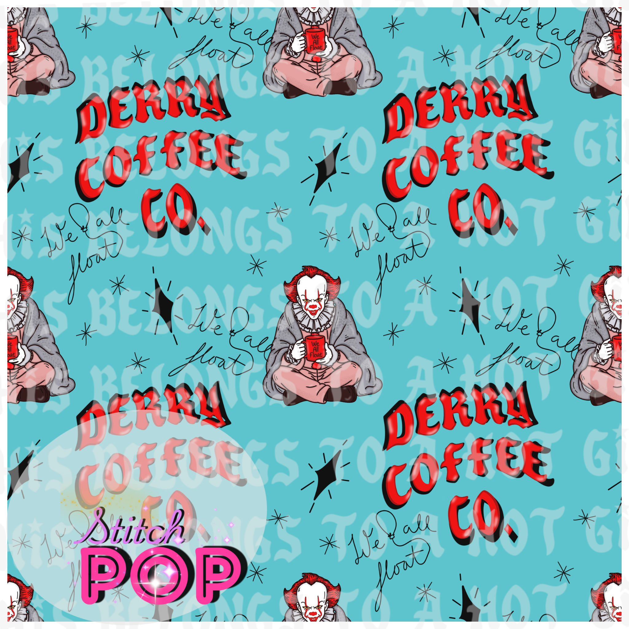 Derry Coffee Co Blue - Seamless File