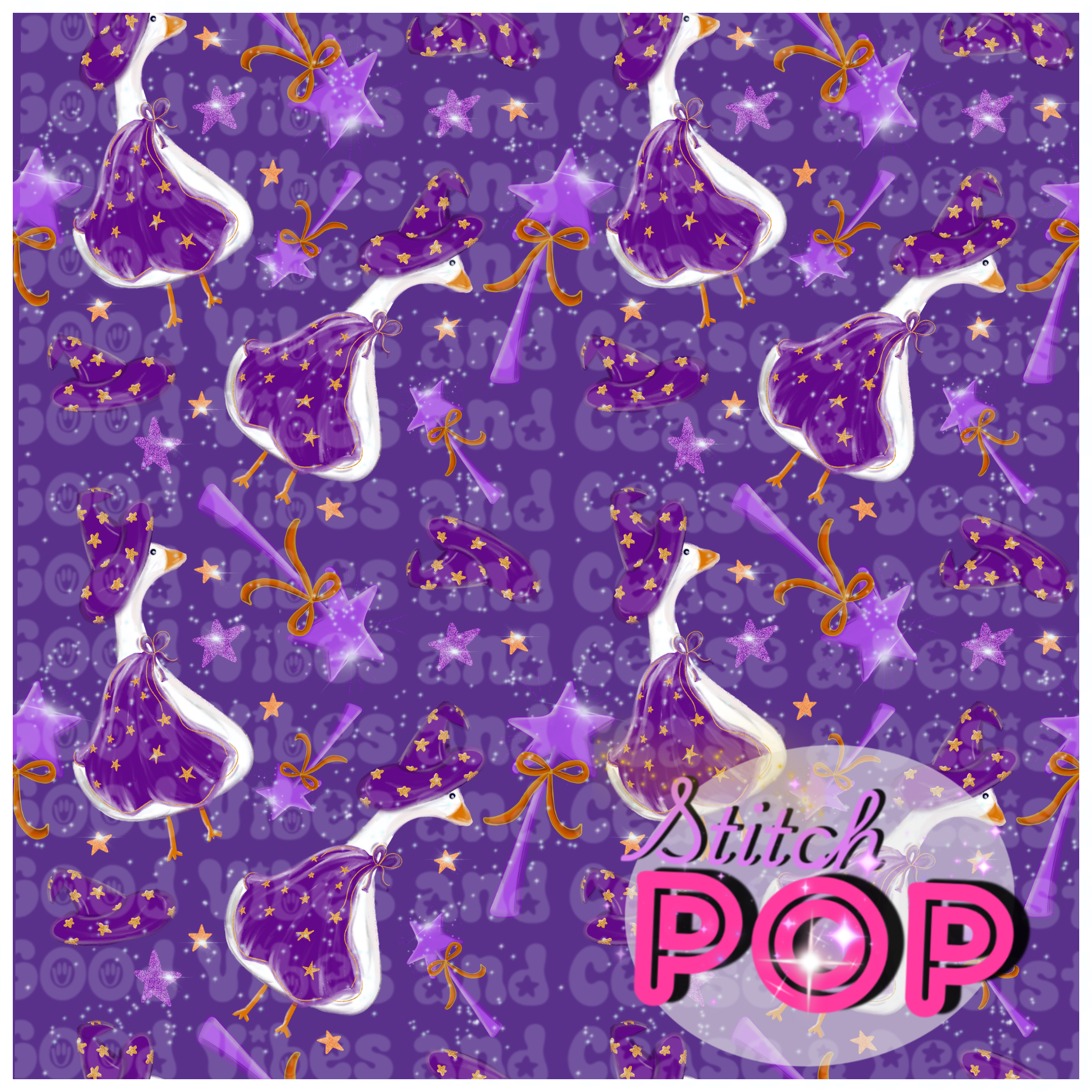 Magic Goose Dark Purple -Seamless File