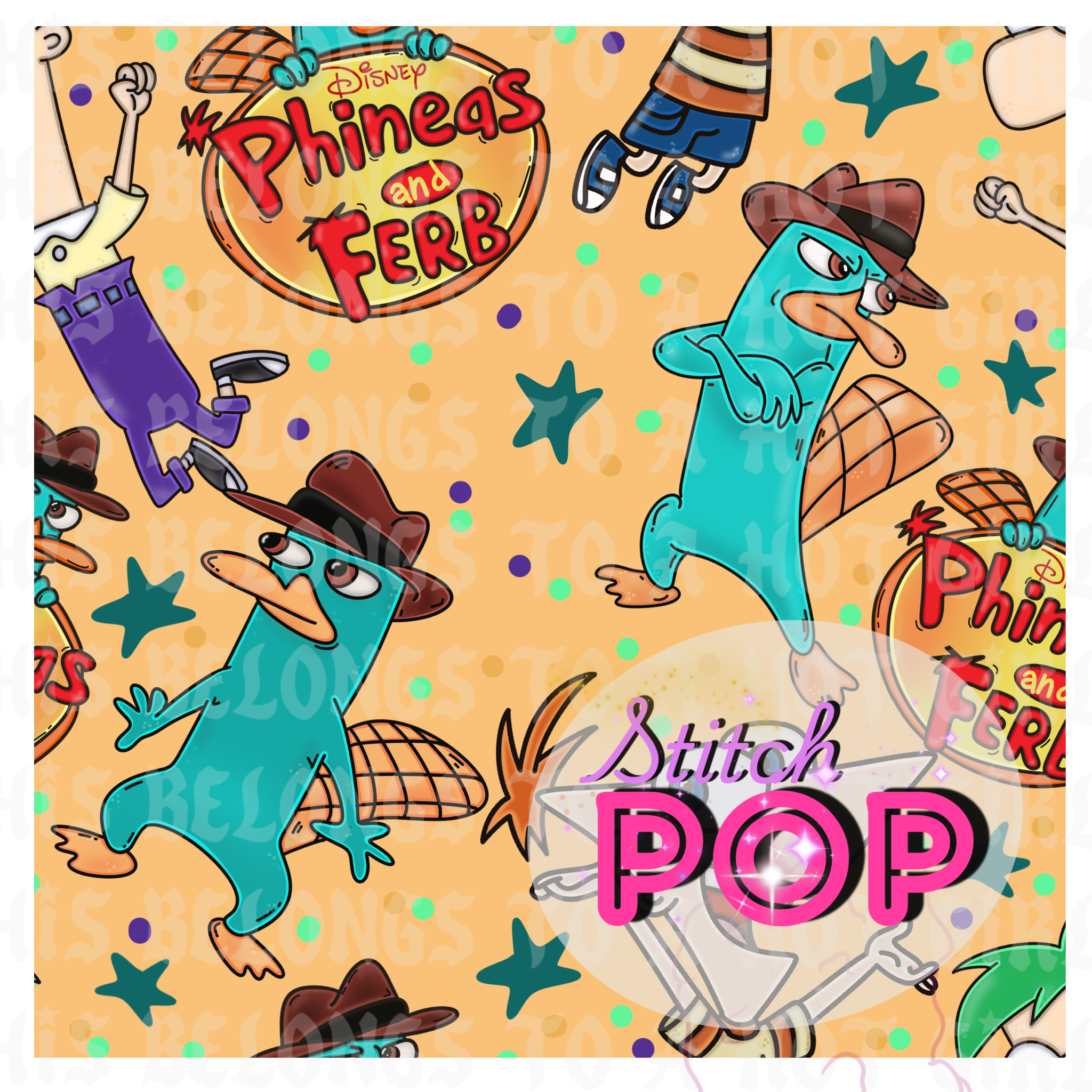 P&P Orange  - Seamless File