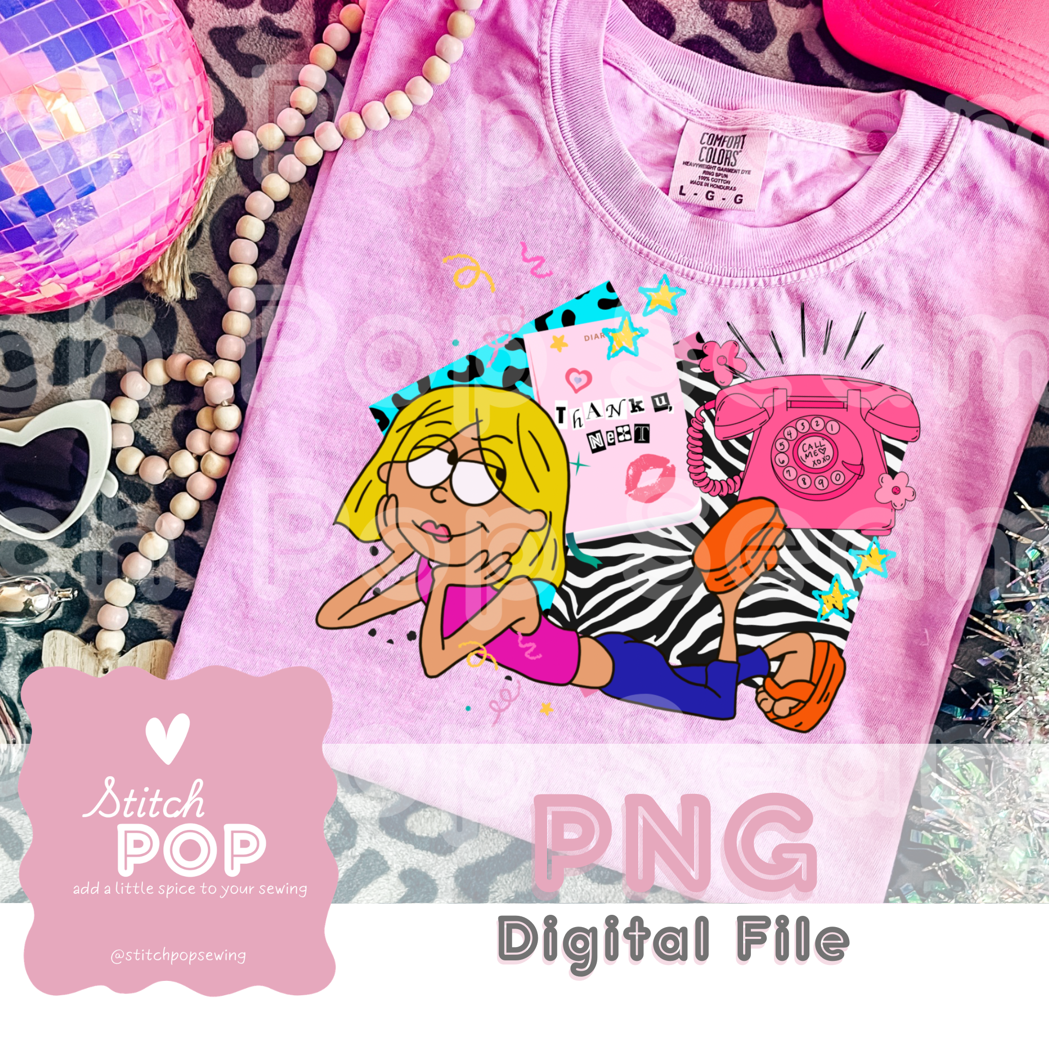 Girl Talk PNG - Sublimation File