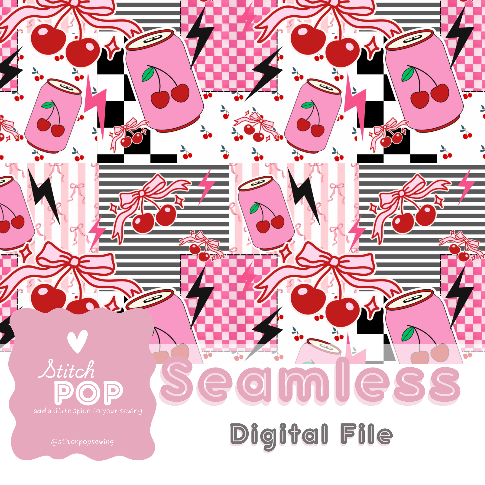 Cherry Cola  - Seamless File