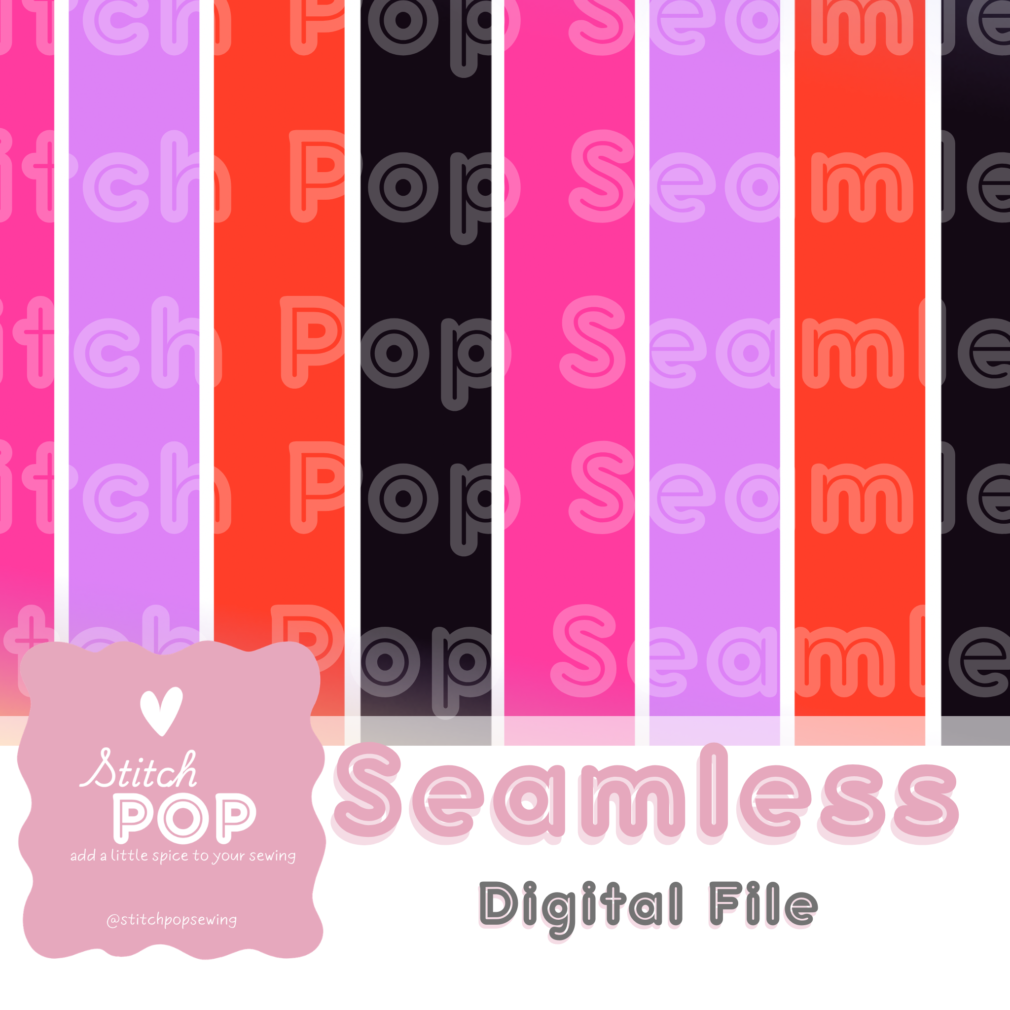 Rollin' Chicken Stripes - Seamless File