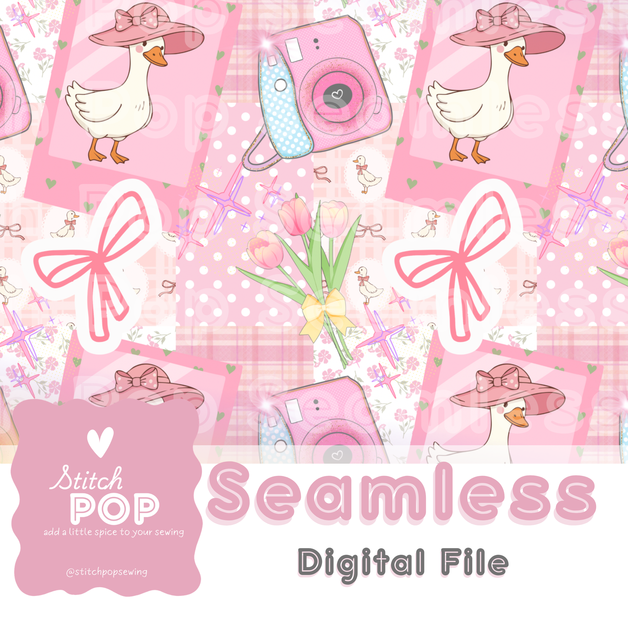 Pink goose - Seamless File