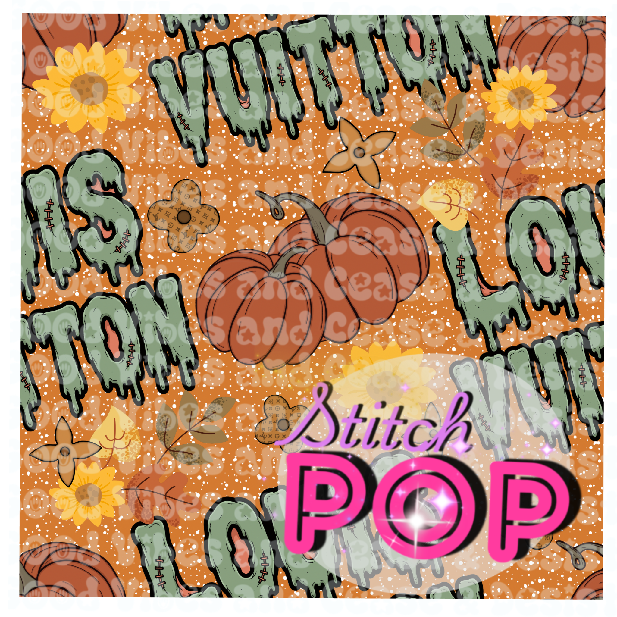 Lou Pumpkin Orange-Seamless File