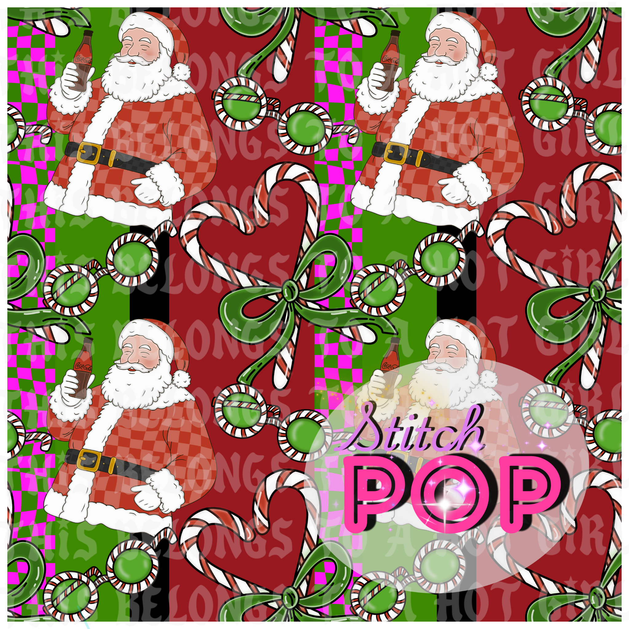 Groovy Santa - Seamless File