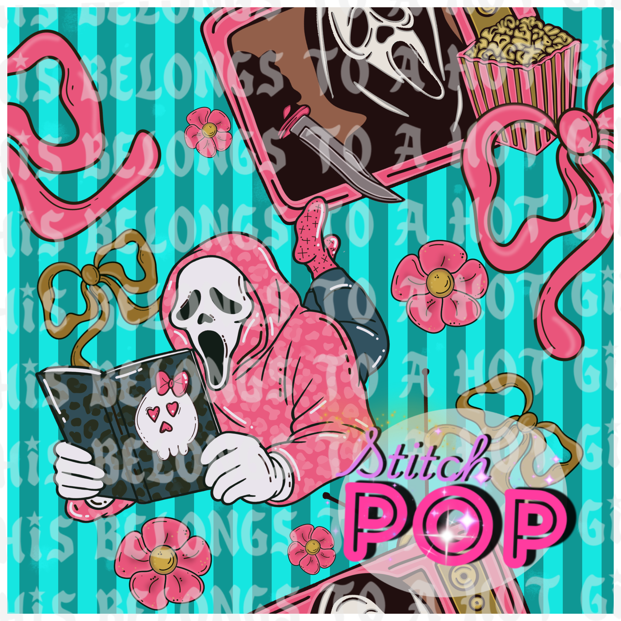 Horror stripes   - Seamless File